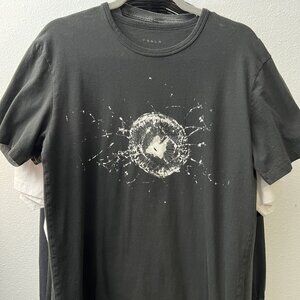 Tesla Cybertruck Black 100% Cotton Graphic Print Tee T-Shirt SZ Medium
